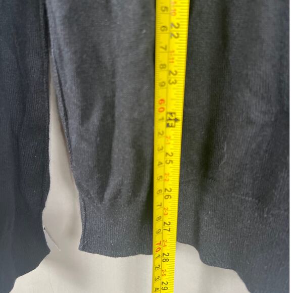 Banana Republic Silk Cashmere Size XL Pullover 1/4 Quarter Zip - Picture 3 of 7